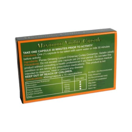 Maximum Virility Male Performance Pills