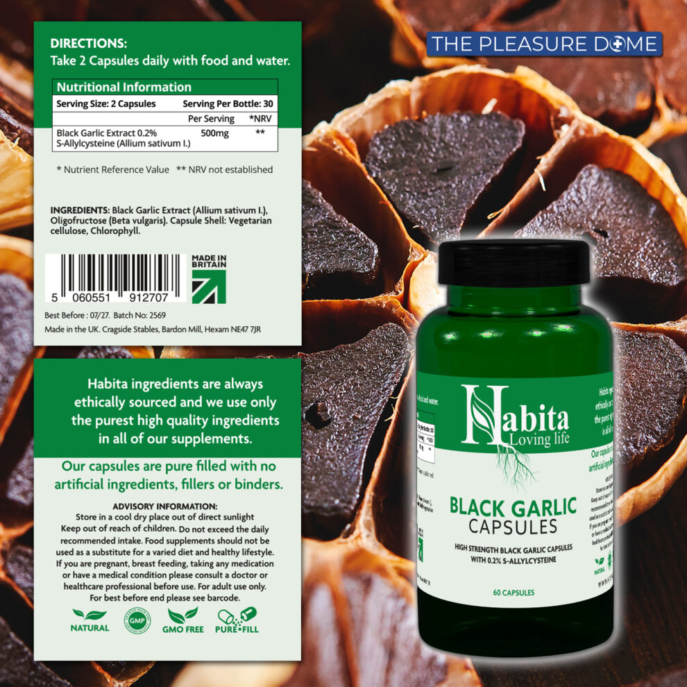 High Strength Black Garlic