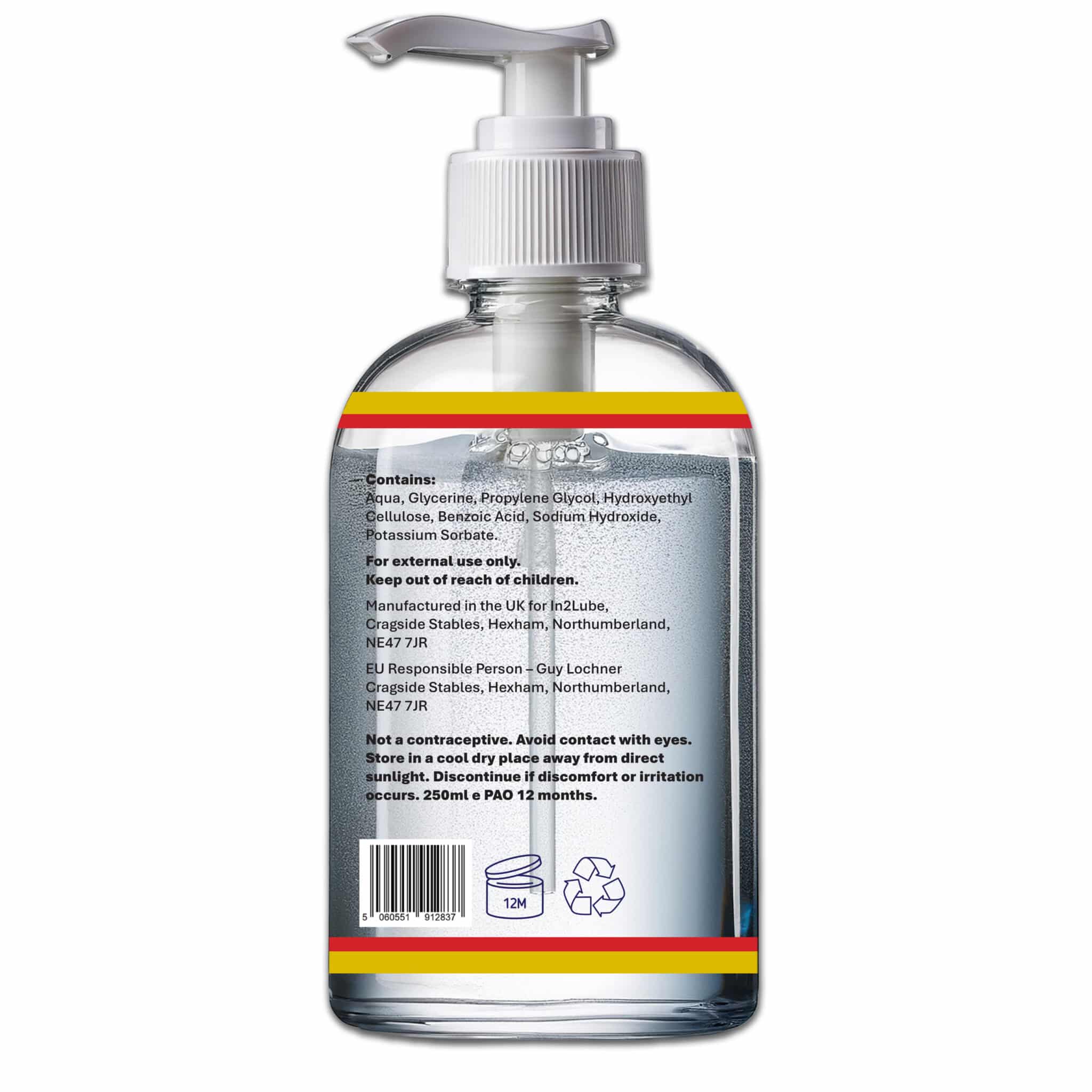 In2Lube Anal Ingredients