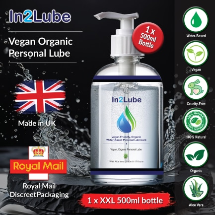 In2Lube Vegan Lube 500ml bottle