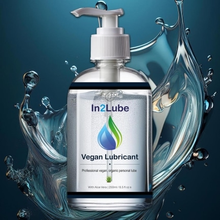 In2Lube Vegan Personal Lubricant 250ml front view splash